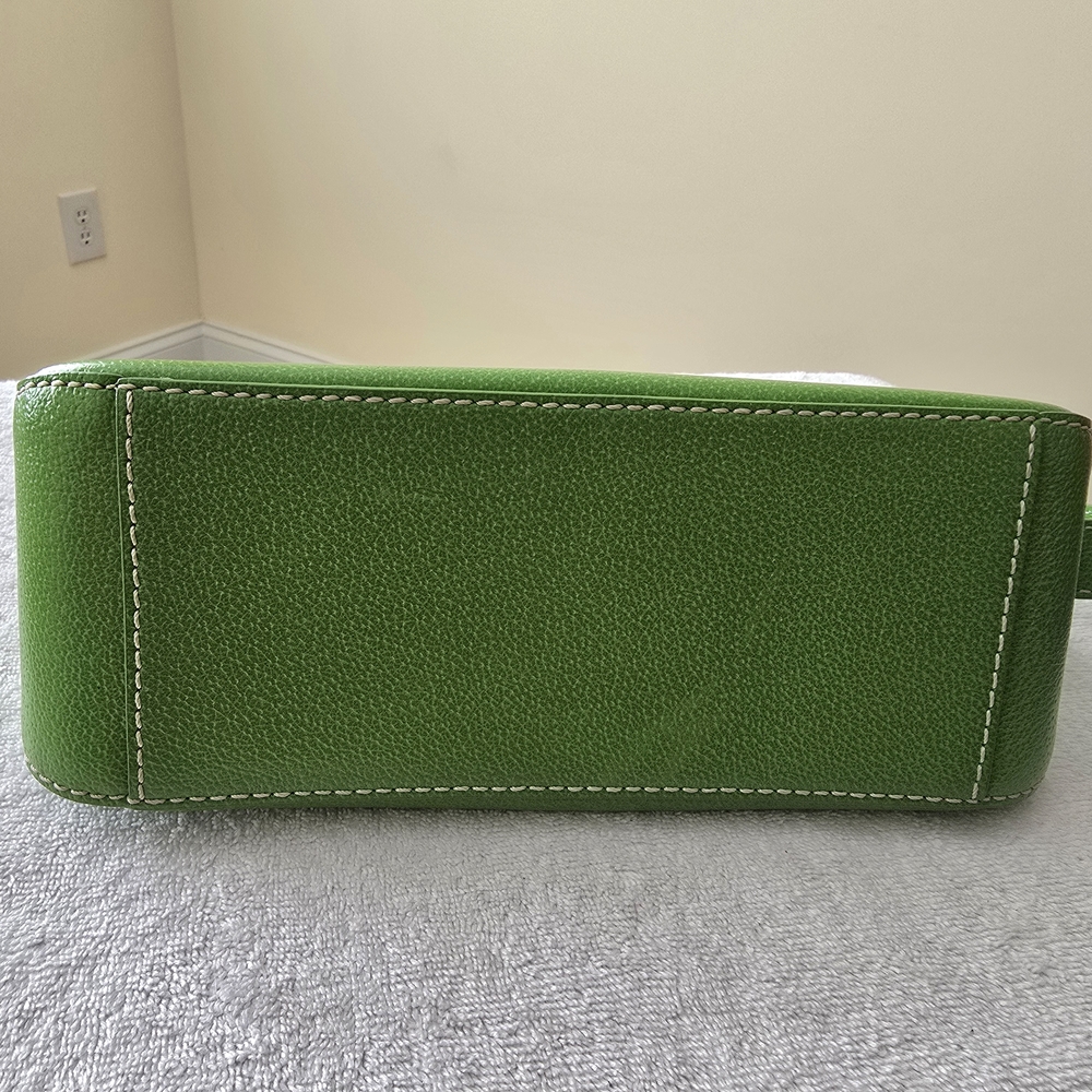 Kate Spade Green Leather Shoulder Bag - Picture 7 of 8